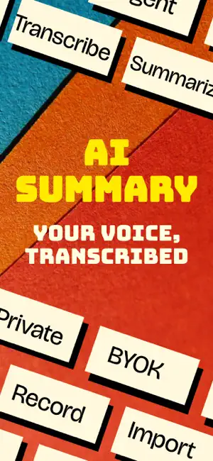AI Notes: BYOK Transcription screenshot 1