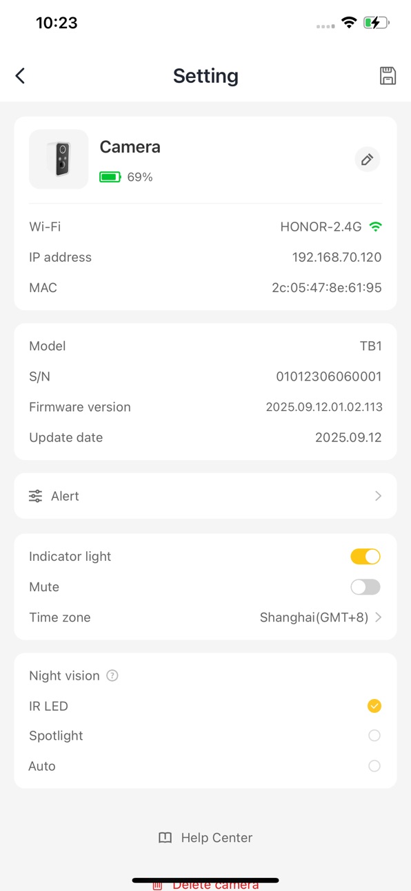 iPhone screenshot
