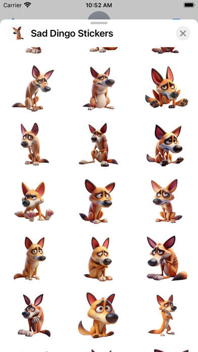 Screenshot #2 pour Sad Dingo Stickers