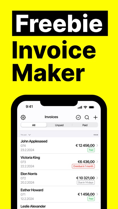 Freebie Invoice Maker screenshot 1