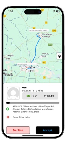 MAS Ride Driver screenshot