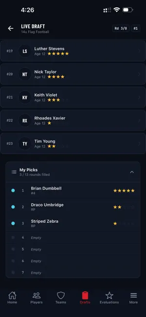 Sports League Draft screenshot 4