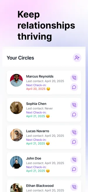 Circles Relationships screenshot 1