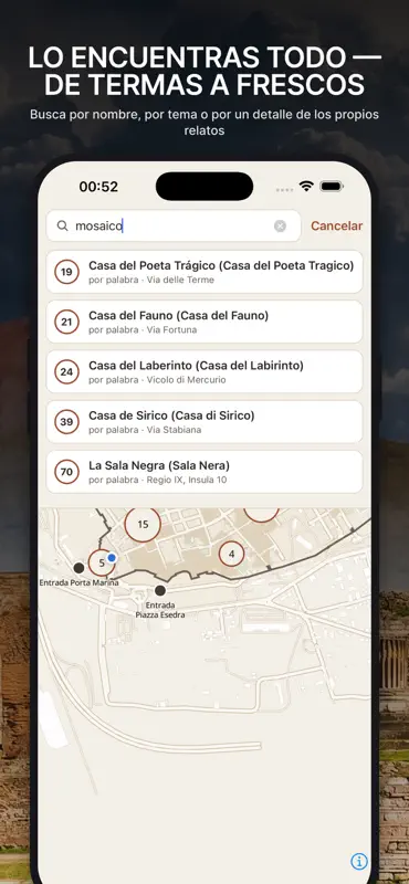 Tessera: audioguia de Pompeia screenshot 6 of 10