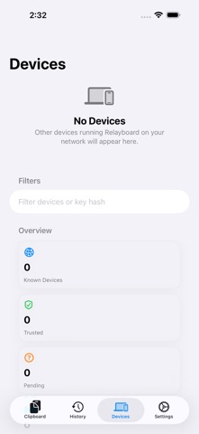 Relayboard screenshot
