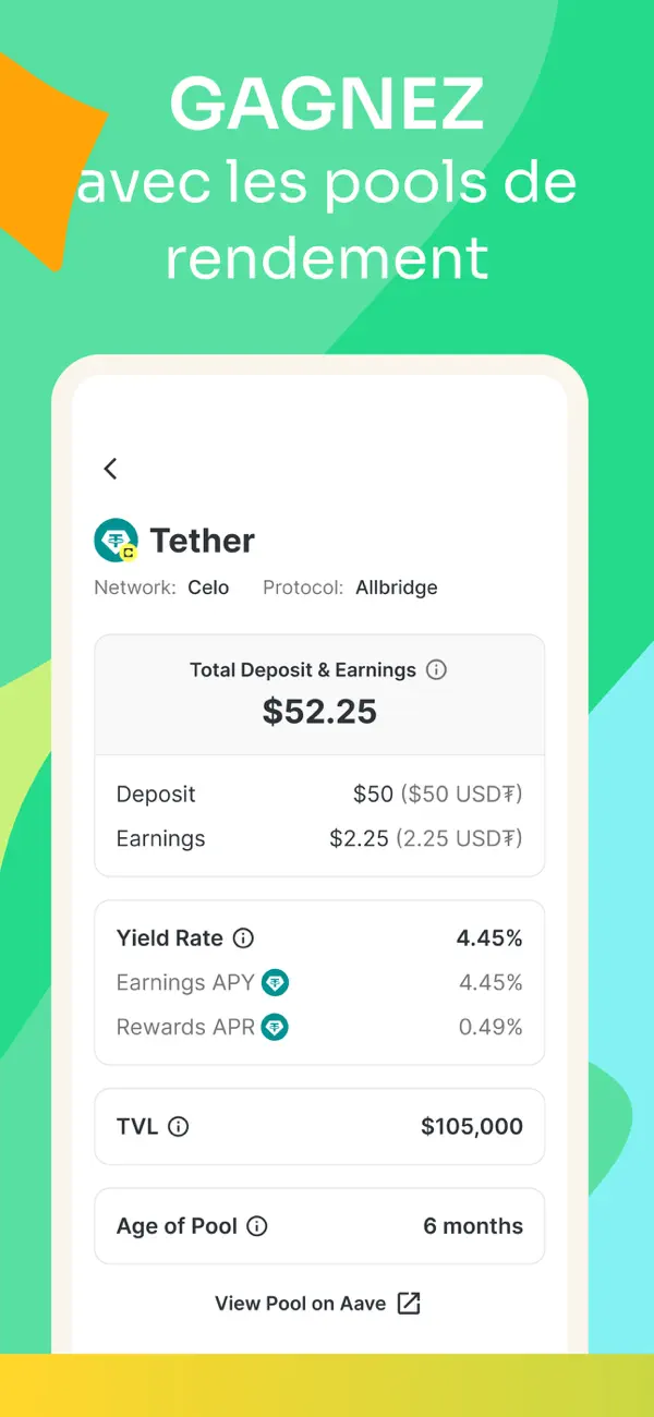Screenshot #3 pour Valora - portefeuille crypto