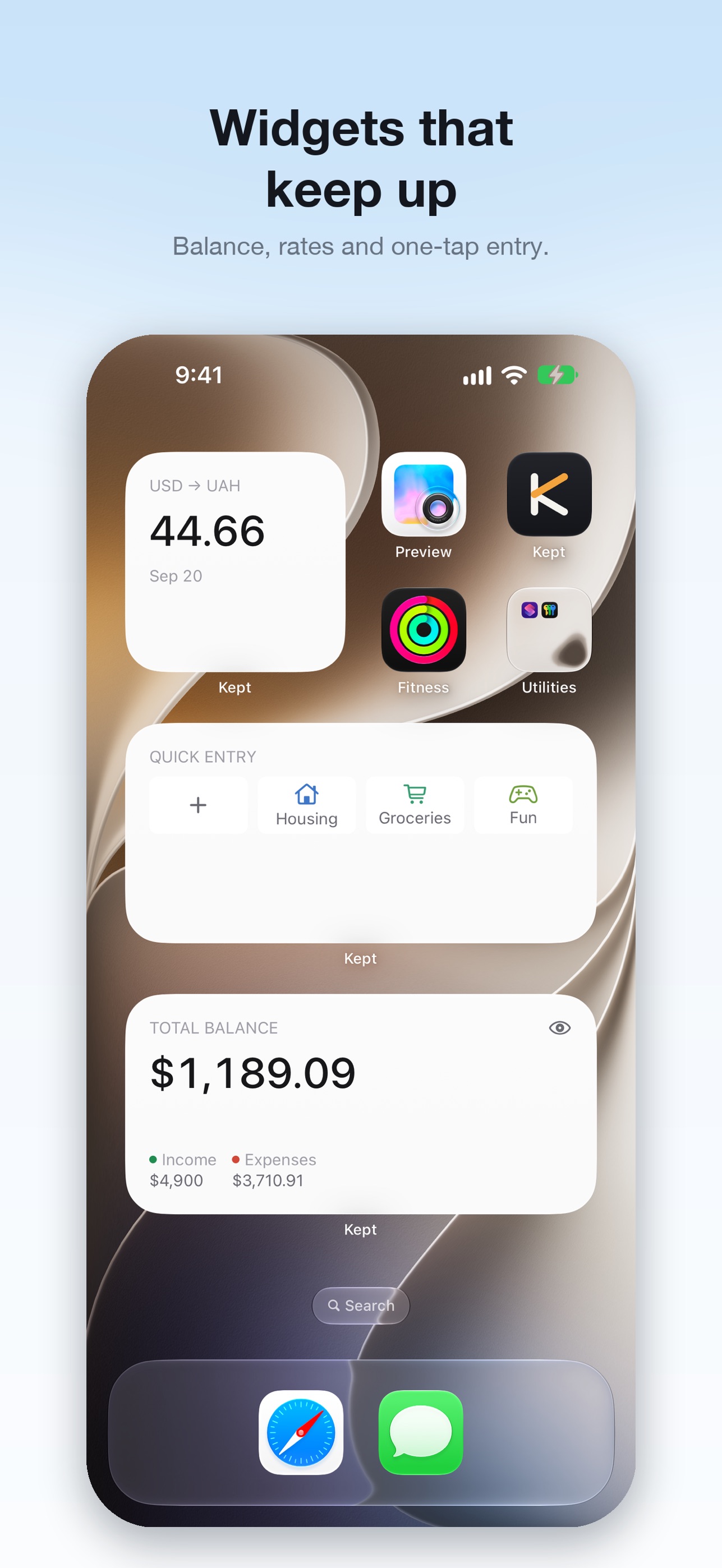 Screenshot 7 of Kept: Expense Tracker
