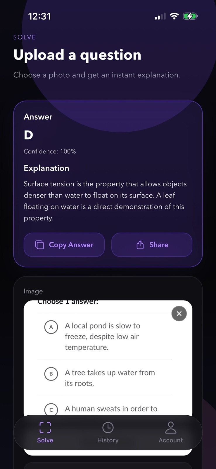 TakeMyTest - AI Homework Help iphone screenshot 3
