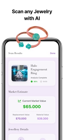 Gold Jewelry Scanner: Value iPhone screenshot