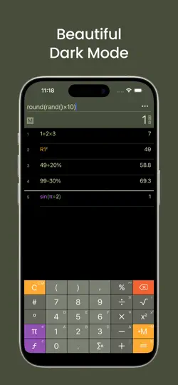 Скриншот Inseries: Smart Calculator на iPhone 4