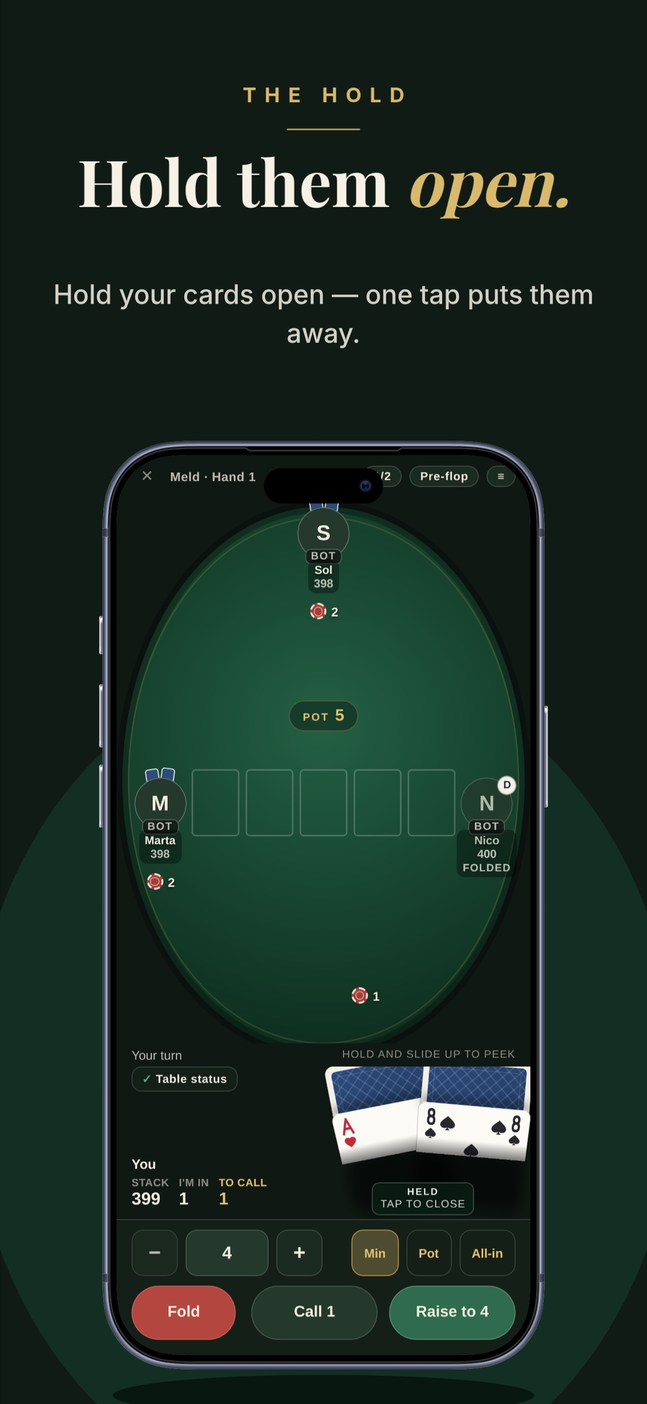 Screenshot 4 of Meld: Poker with Friends