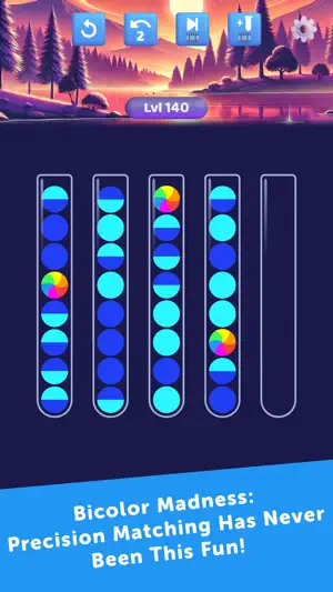 Ball Sort: Bicolor Twist screenshot 4