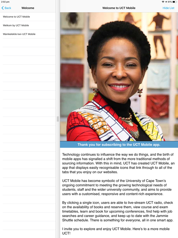 Screenshot #5 pour University of Cape Town