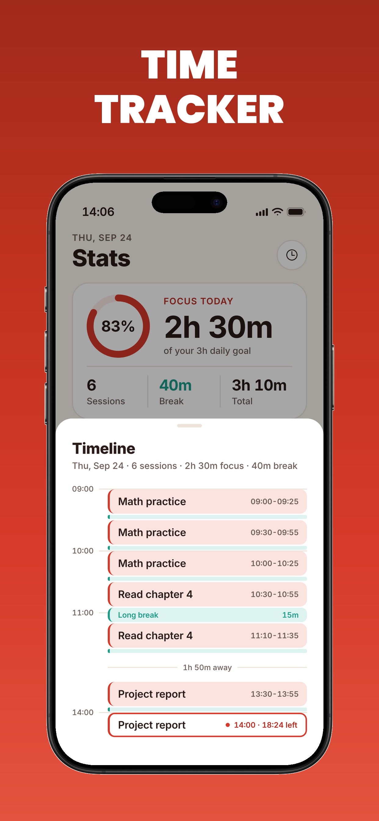 Screenshot 5 of Focus Timer: Pomodoro + Study