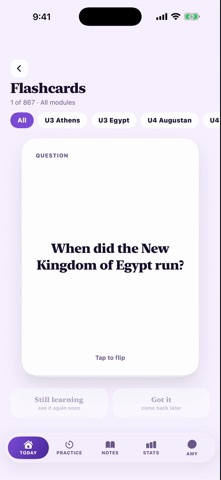 VCE Study Ancient History iPhone screenshot