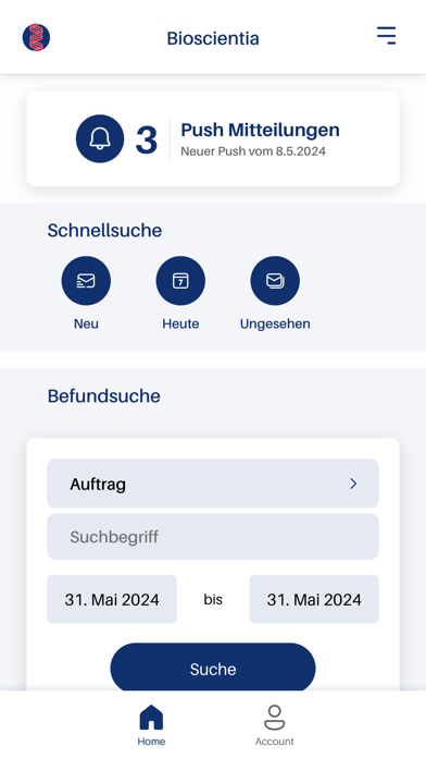 Screenshot #2 pour Bioscientia Befund App