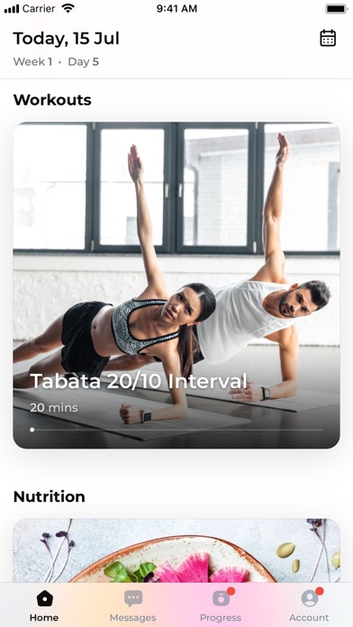 Serge Fitness iPhone screenshot 2 - Health & Fitness app