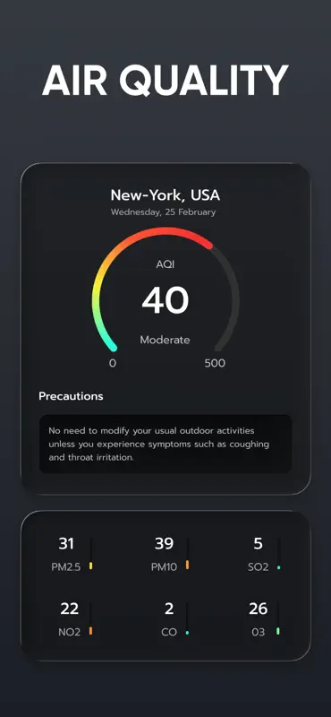 Weather Radar Live & UV Index screenshot 5 of 8