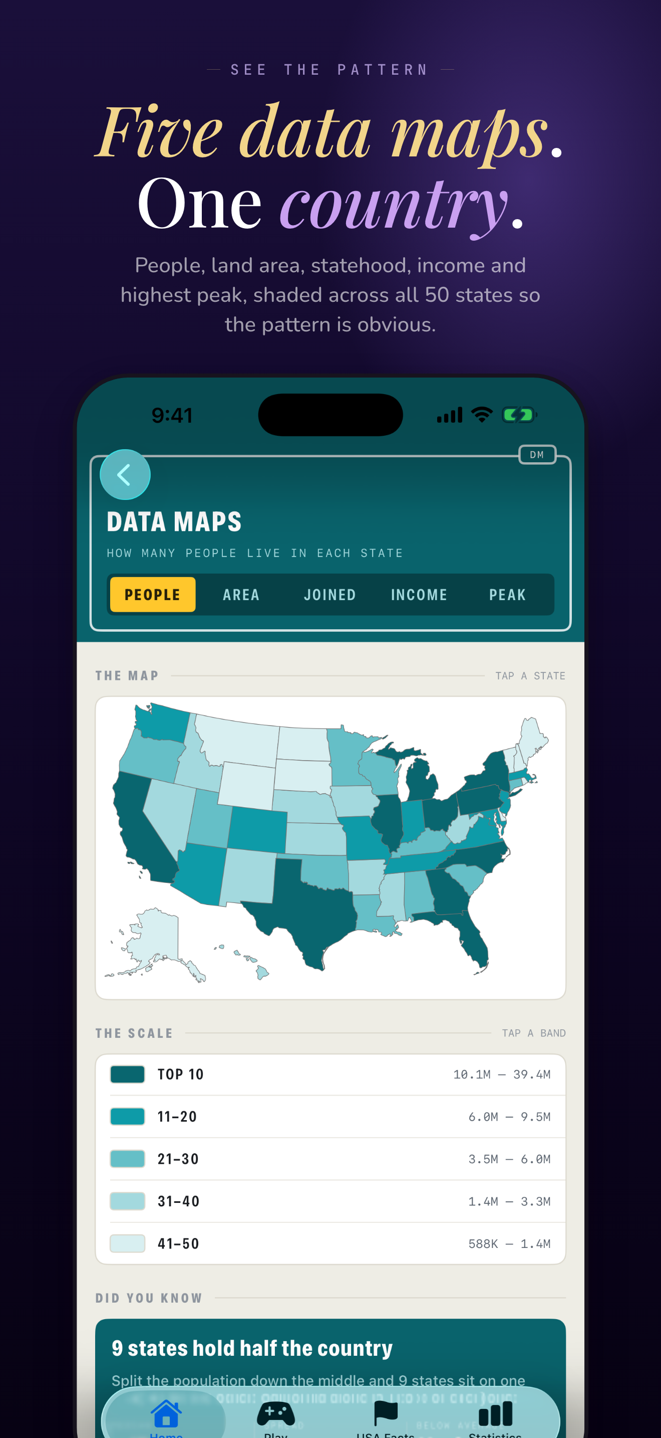 50 US States Quiz & Capitals screenshot 7