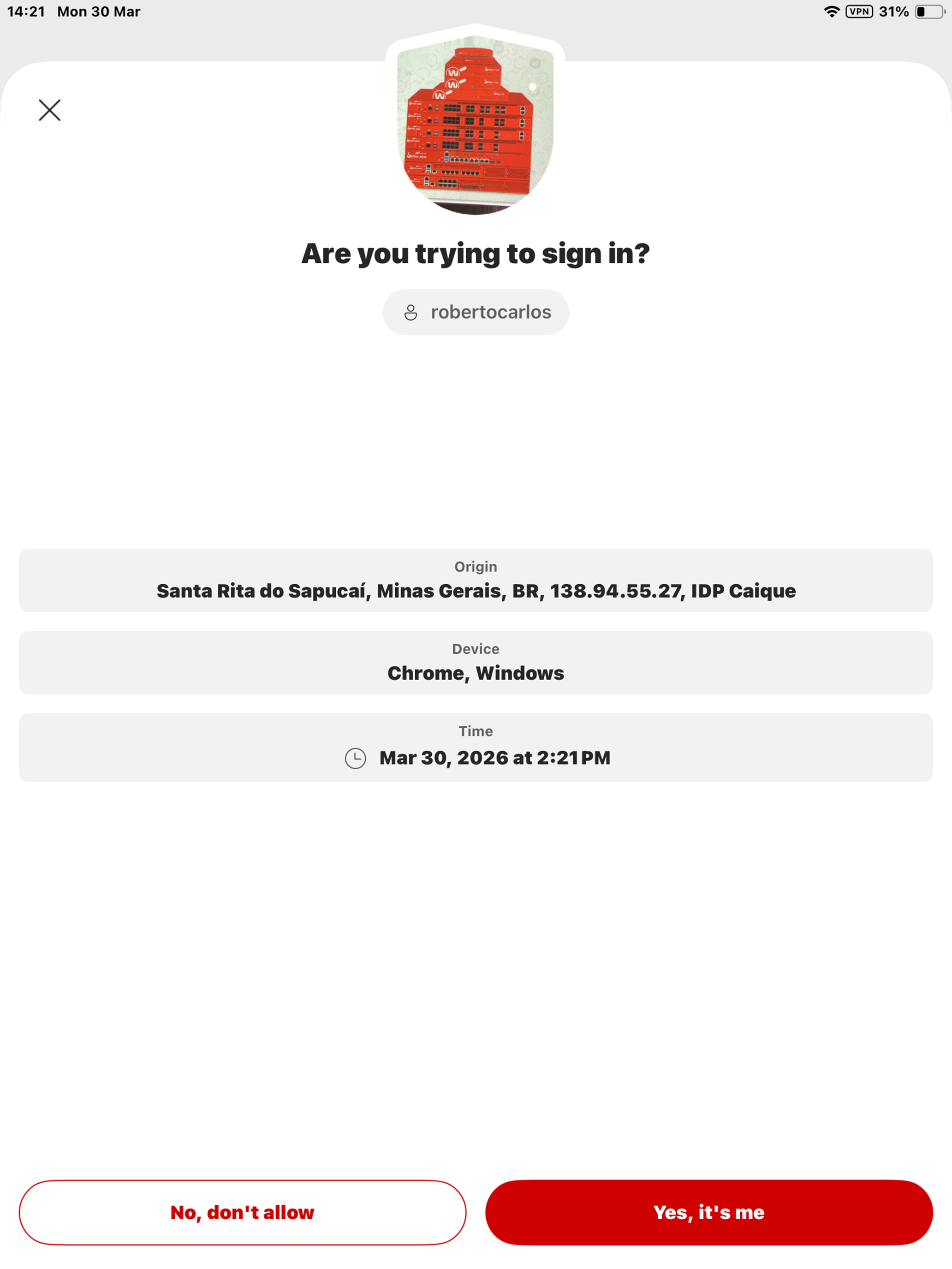 WatchGuard AuthPoint