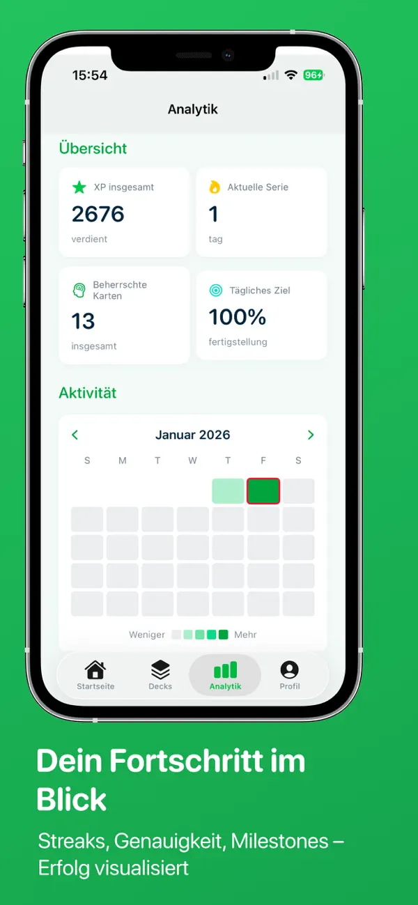 MintDeck: Karteikarten iPhone App Screenshot 9 – Bildung