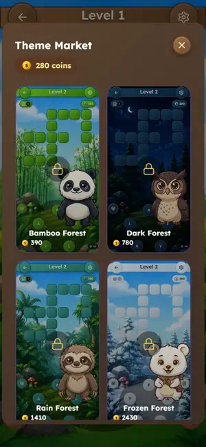 Forest Word Puzzle screenshot 3