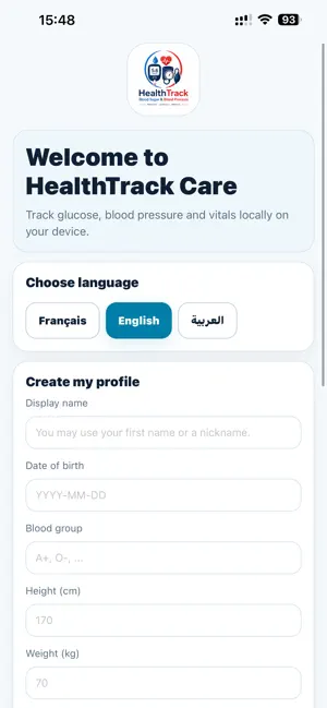 HealthTrack Care screenshot 2