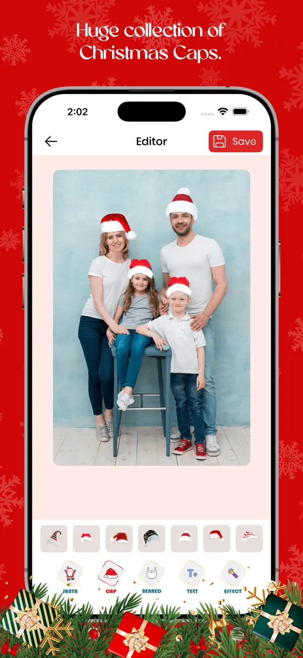 Screenshot #3 pour Add Santa to your photo