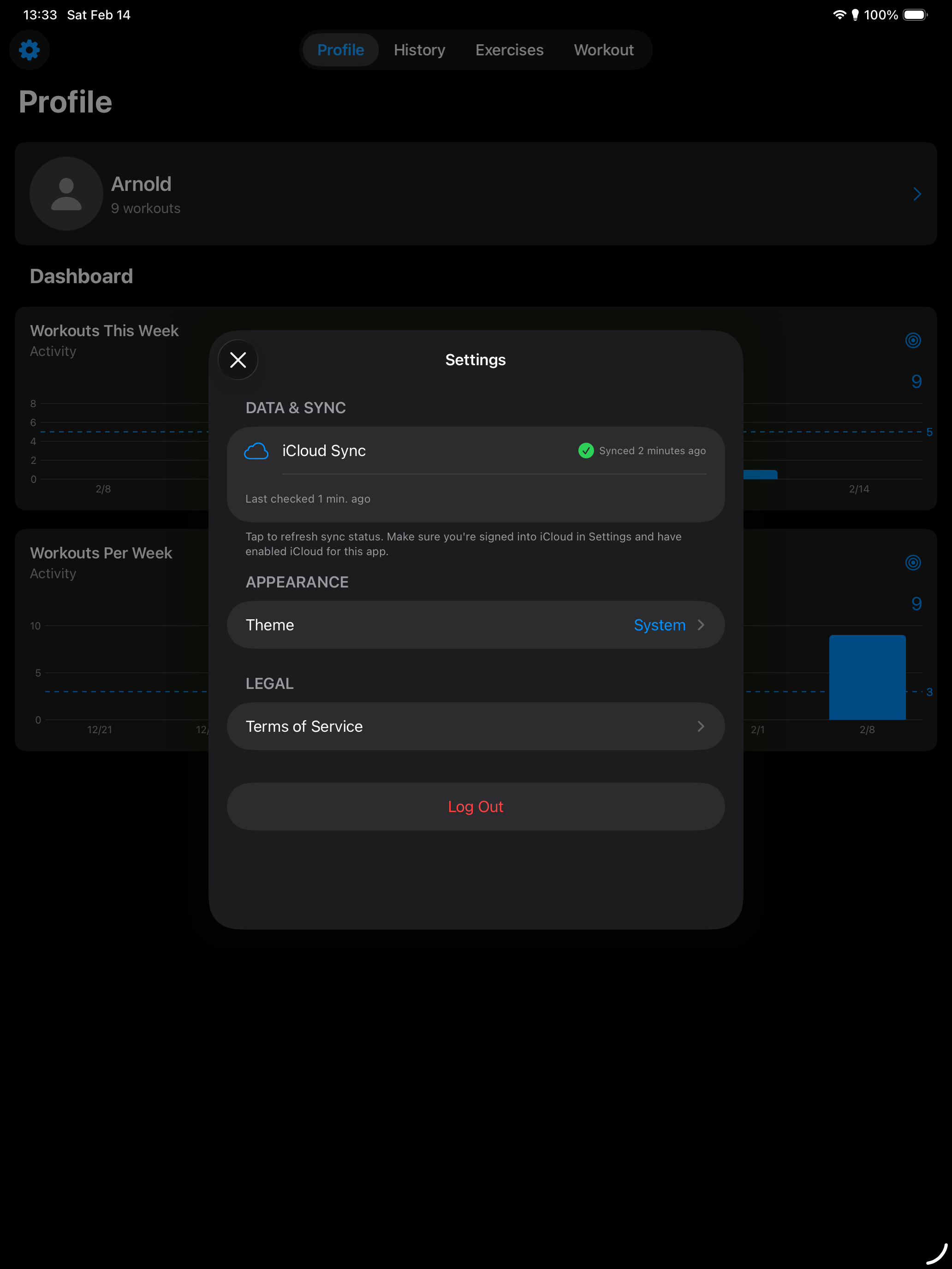 Flex: Workout Tracker