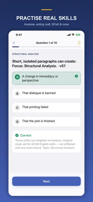 GCSE English Revision screenshot 2