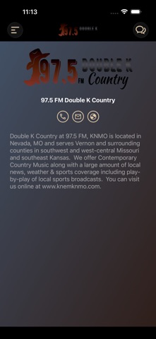 97.5 FM, KNMO Double K Country screenshot