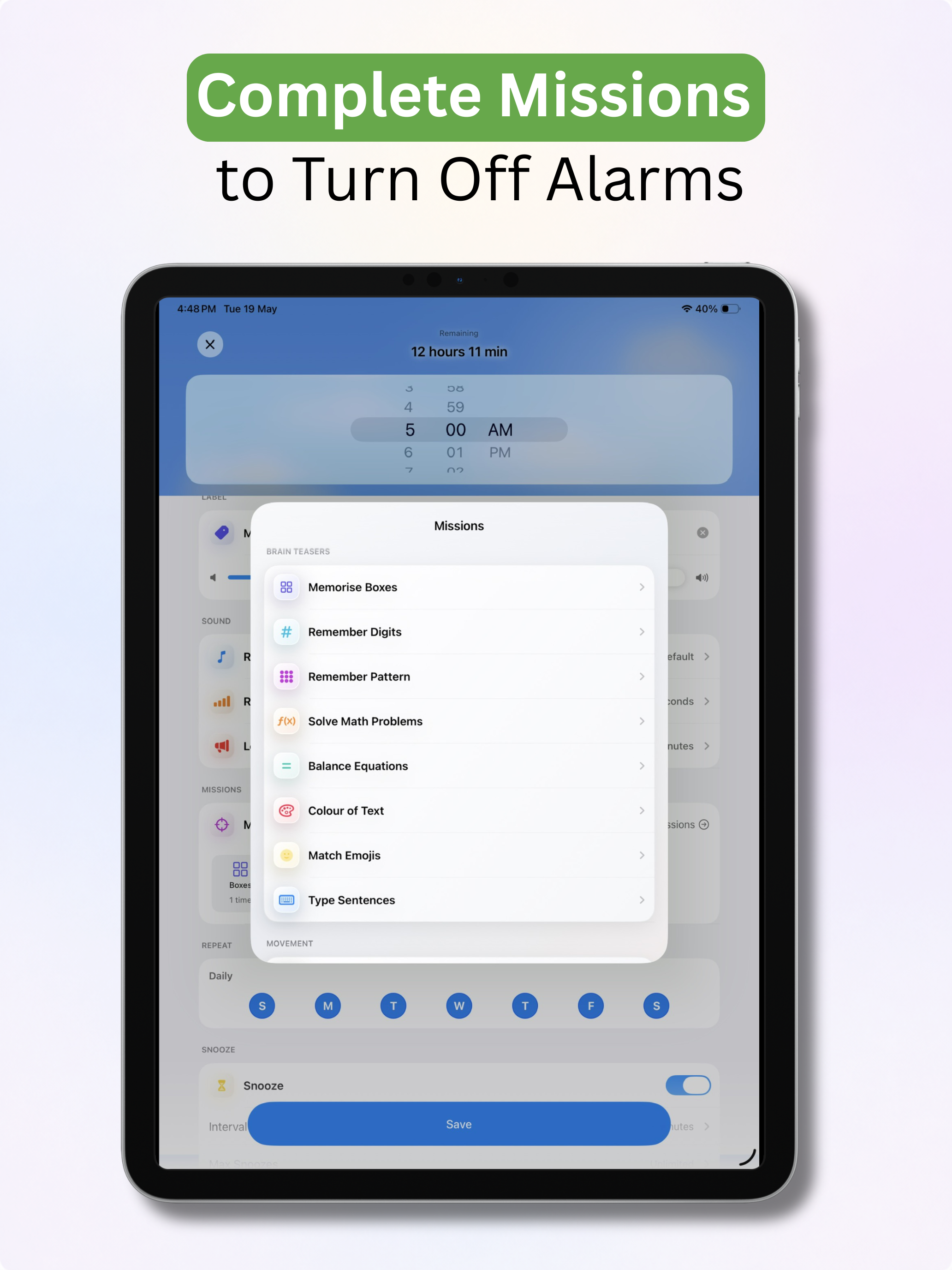 Alarm Clock Missions: ProAlarm