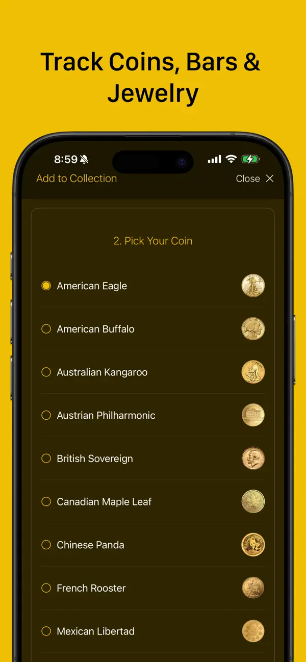 Screenshot #2 pour AuLedger: Gold Tracker