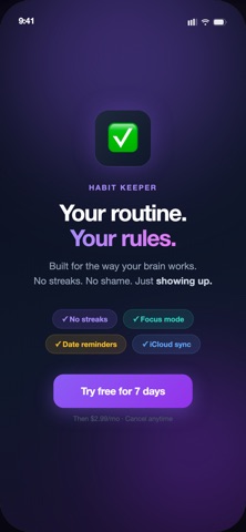 Habit Keeper screenshot