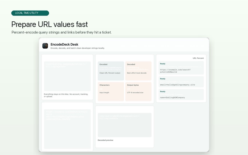 EncodeDeck Desk screenshot