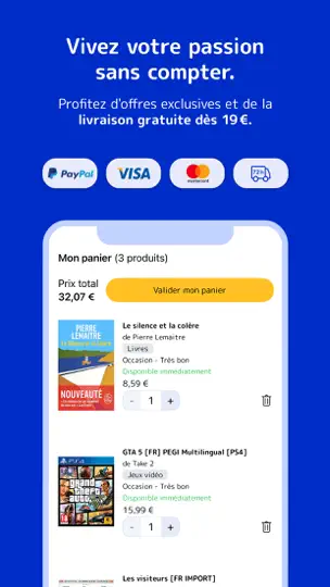 Screenshot von Momox Shop: Achats En Ligne auf dem iPhone 7