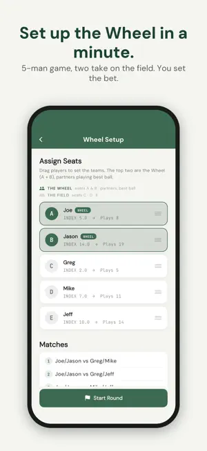 Wheel Golf screenshot 4