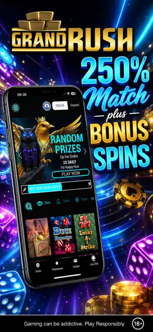 Grand Rush Casino - Real Money screenshot 1