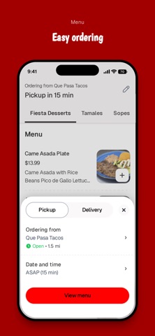 Que Pasa Tacos iPhone screenshot