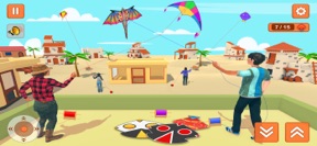 Rooftop Kite Fighting Game 3d screenshot