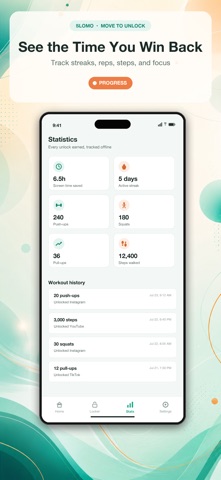 SloMo: App Blocker & Fitness screenshot