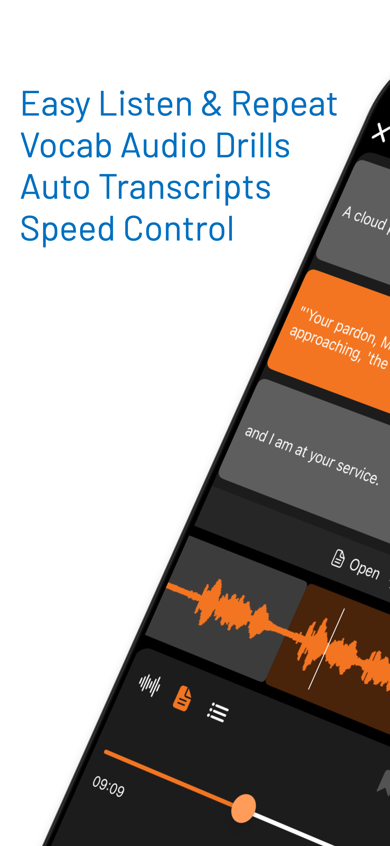 Listen Repeat - Audio Player