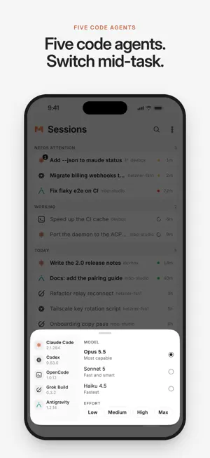 Maude: AI Coding Agents & SSH screenshot 3