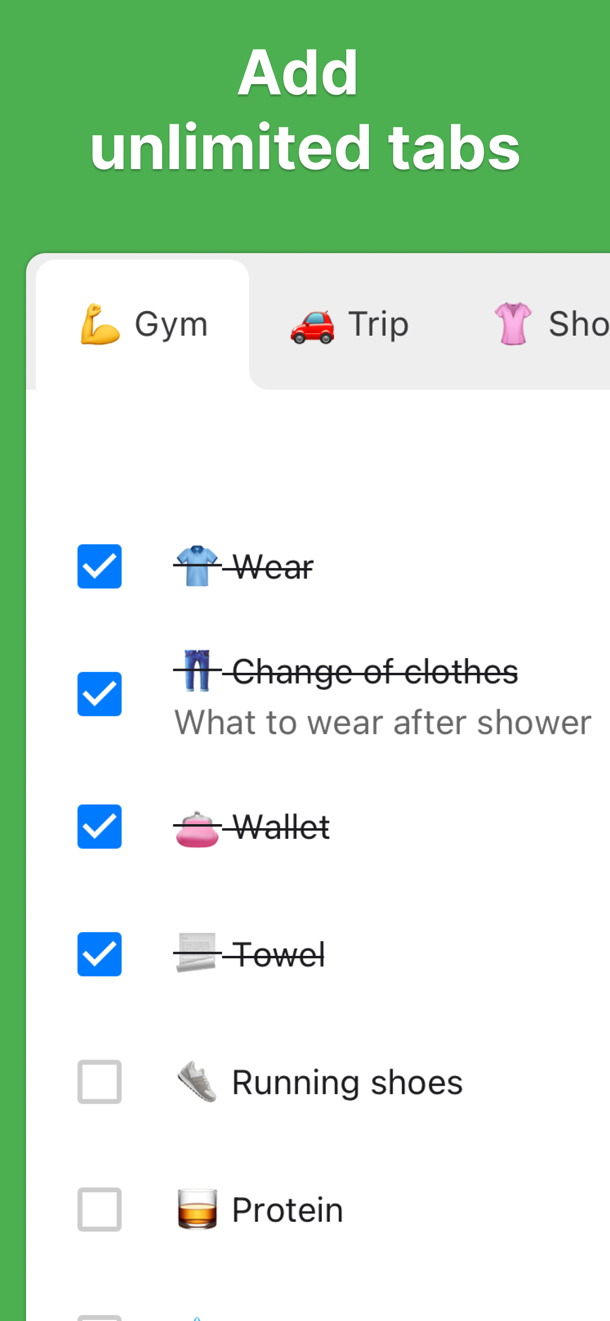 PrepChecklist - To-Do List