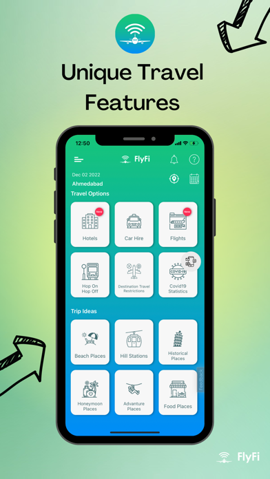 FlyFi App Screenshot