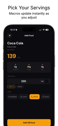 Just Scan - Calorie Counter Screenshot 2 of 4