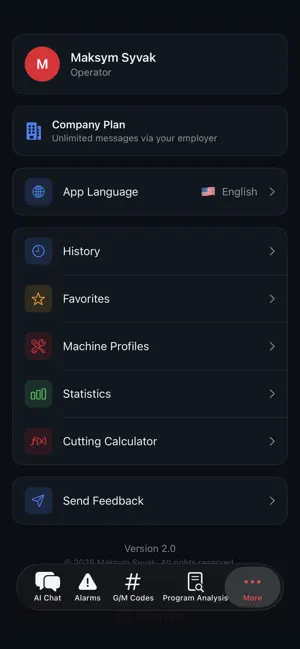 CNC Assistant AI screenshot 2