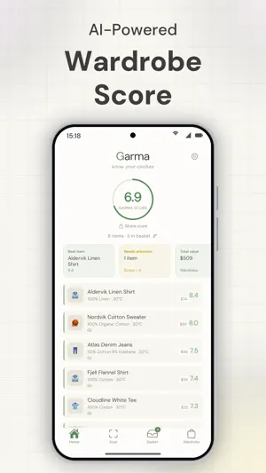 Garma: AI Clothing Label Scan screenshot 2