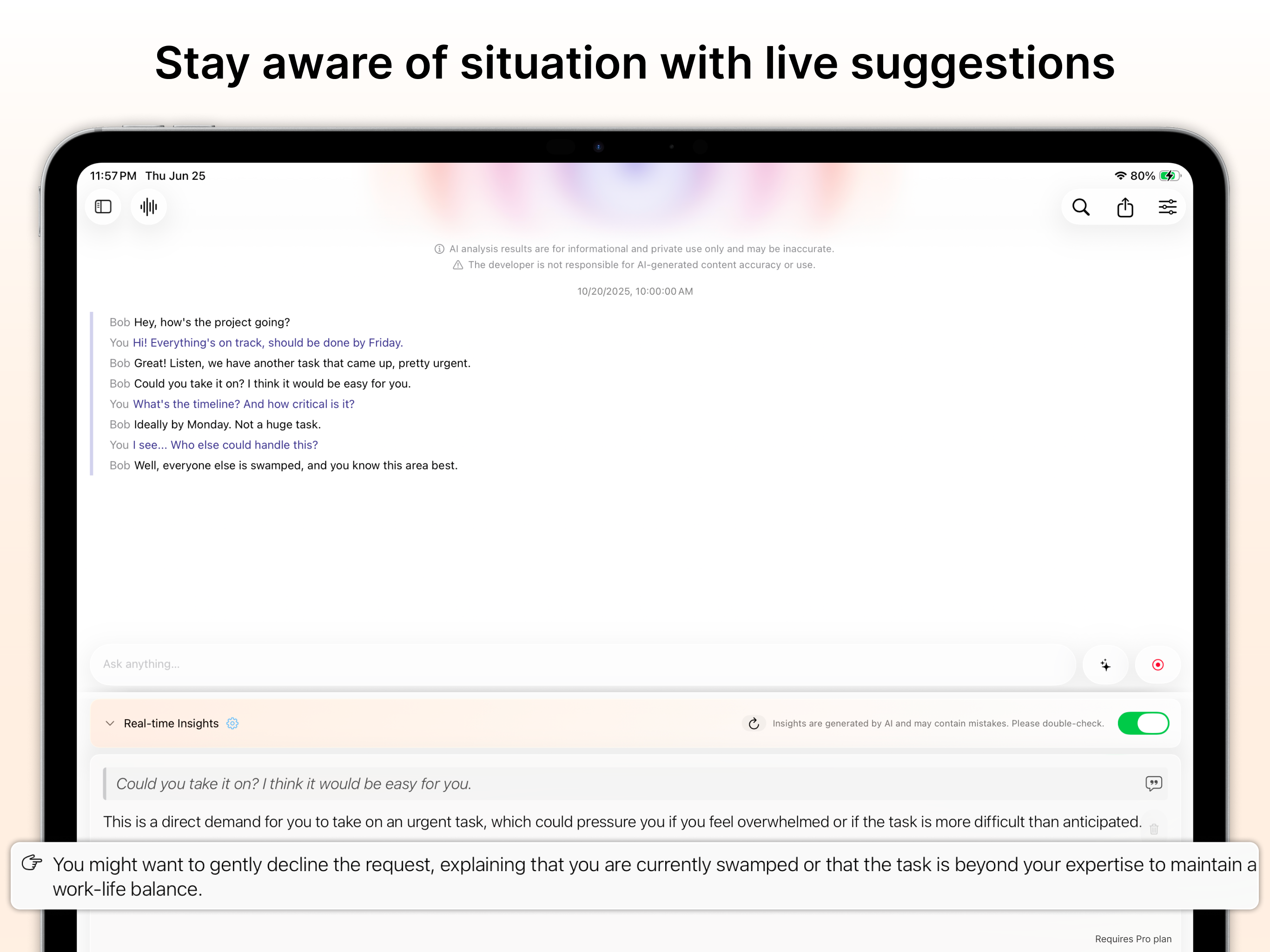 XSpeak: Live Meeting AI screenshot 13