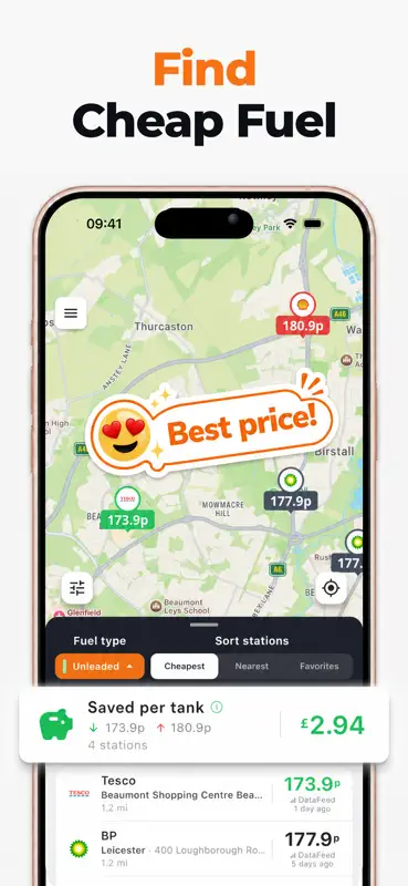 Petrol Prices & Fuel Finder screenshot 1 of 7